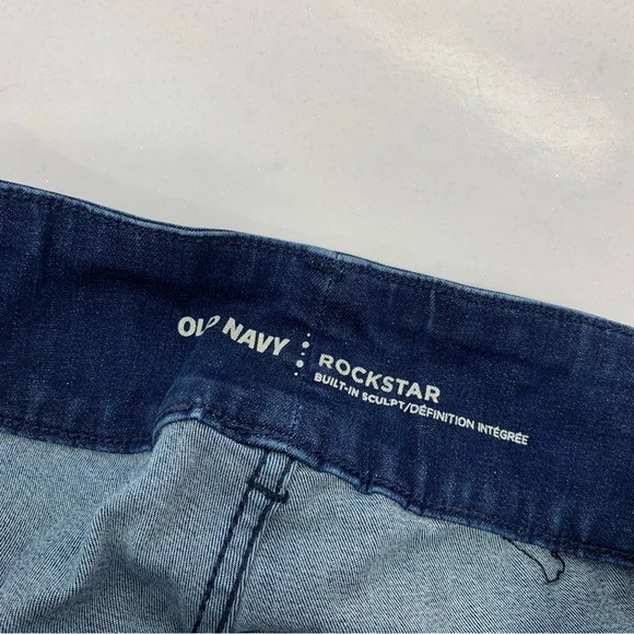 Old Navy Jeans Woman 16 Plus  Rockstar Built in Sculpt Pockets Stretch Ankle - Picture 6 of 11
